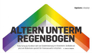 Display-Magazin: Altern unterm Regenbogen